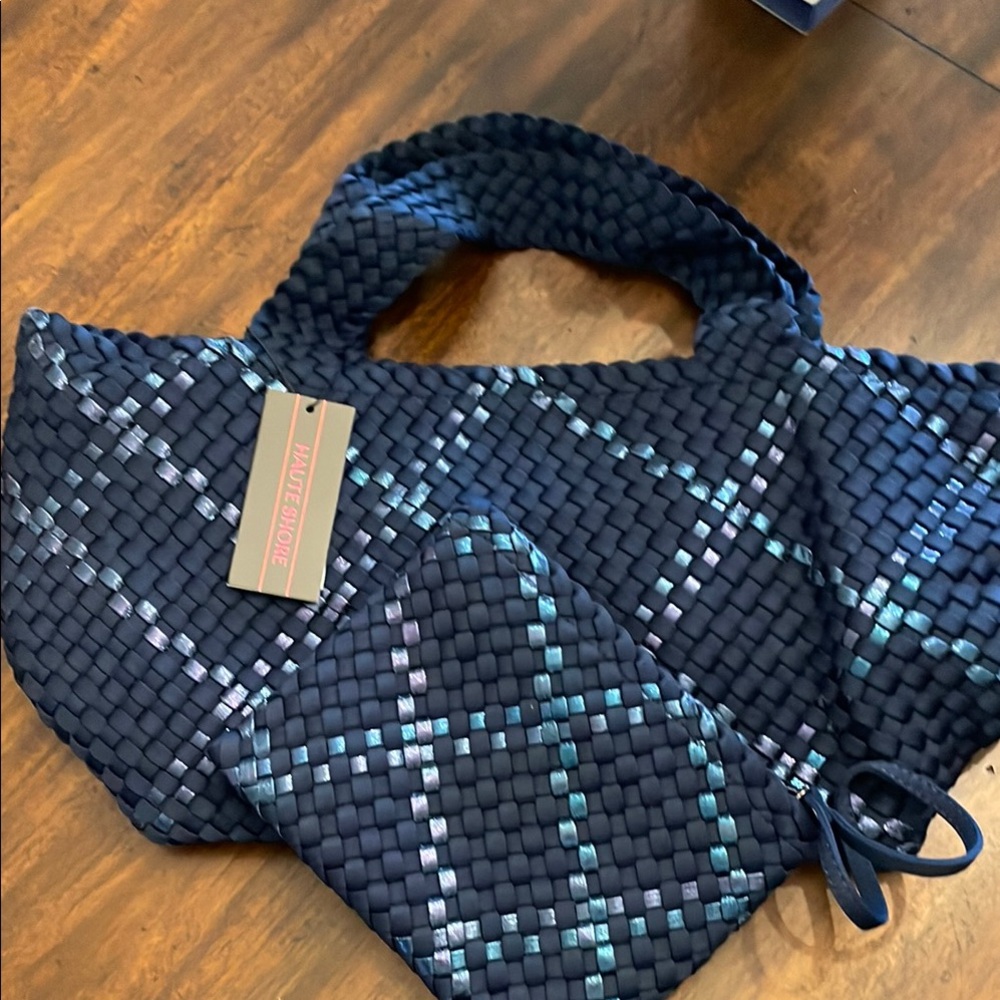 HAUTE SHORE Bobbi Pacific Woven Tote Bag
